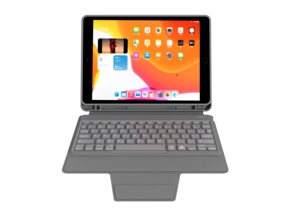 Factory Wholesale <strong>Bluetooth</strong> <strong>Keyboard</strong> Case With Kickstand for 10.2&quot; and 10.5&quot; iPad Smart iPad <strong>Keyboard</strong> for School With Backlit - Product Image 2