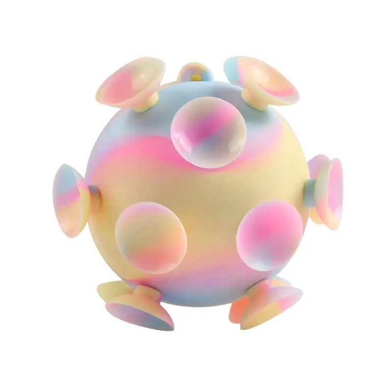 2022 giocattolo antistress, con motivo stampato 3D Silicone Push Bubble Stress Balls, giocattolo sensoriale Anti-ansia Squeeze per bambini