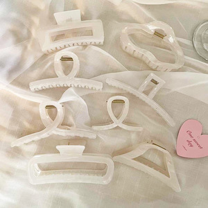 Phụ Nữ Cao Cấp Của Tóc Claw Bun Thanh Lịch Thạch Acrylic Cá Mập Clip Cao Cấp Nhựa PC Trở Lại Đầu Phụ Kiện Cho Mùa Xuân Mùa Hè - Product Image 1