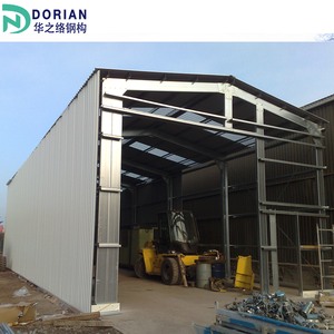 Mạ Kẽm chống gỉ ánh sáng đo thép vườn lưu trữ nhà tùy chỉnh nhà để xe Cấu trúc thép kho Xây Dựng Công cụ làm vườn nhà kho - Product Image 2