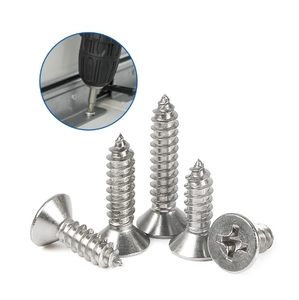 <strong>M1</strong>.2 M.<strong>7</strong> M2 M2.2 M2.6 M3 M3.5 M4 M4.2 M5 M6 M8 304 Stainless Steel Self-Tapping Phillips Flat Head Wood <strong>Screws</strong> ANSI Metric - Product Image 3