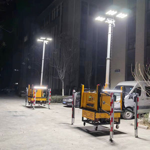 Torre faro mobile a lunga durata per il caricamento e lo scarico automatico di grandi dimensioni per il controllo delle inondazioni di sollevamento illuminazione di emergenza - Product Image 2