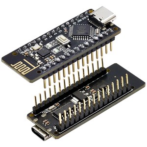 RF-Nano für Arduino Nano V3.0, Micro-USB Nano Board ATmega328P QFN32 5V 16M CH340, integrierte NRF24L01+2.4G kabellos
