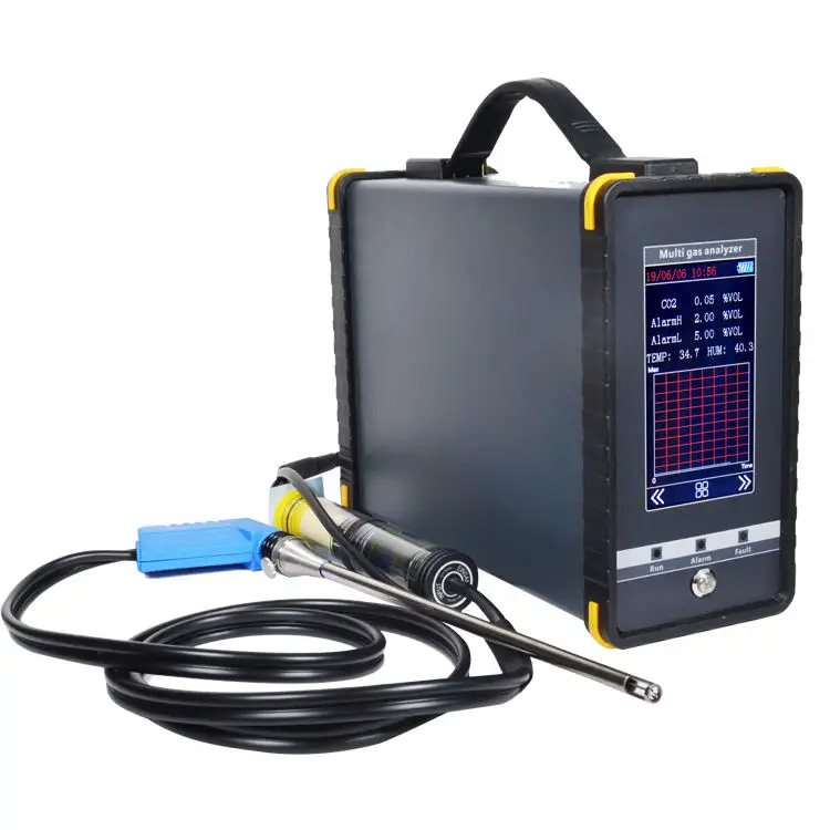 S360 Portable Biogas Emission Methane Flue Multi Gas Detector Measuring Instruments Analyzer