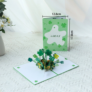 Toptan Pop Up 3D kartları mutlu doğum günü Pop-up tebrik teşekkür ederim kartları ile not kartı ve zarf - Product Image 6
