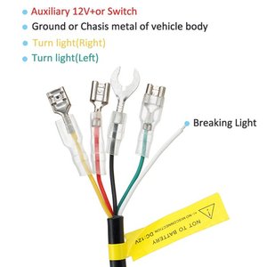 转向灯闪烁频闪3ft 5ft led RGB舞蹈bluetooths控制鞭状天线灯吉普ATV UTV北极星RZR - Product Image 5
