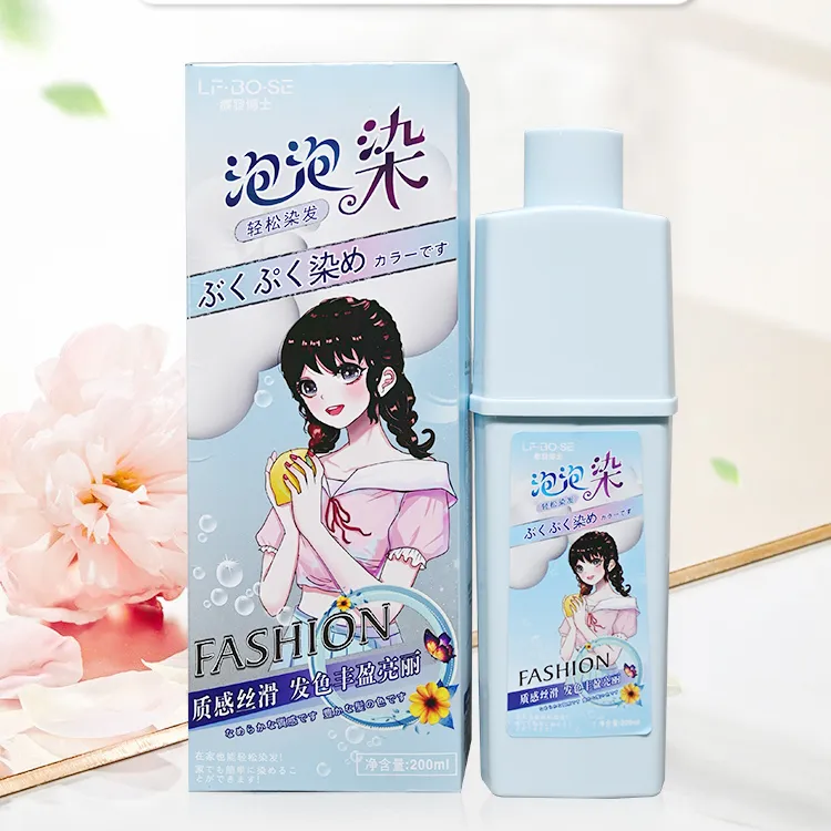 Jiaying Top Qualität Haar Shampoo Farbe Farbstoff Thailand Stil Verpackung Ändern Haarfarbe Permanent Shampoo
