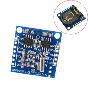 <strong>I2C</strong> <strong>RTC</strong> DS1307 AT24C32 Real Time Clock <strong>Module</strong> for AVR ARM PIC <strong>Tiny</strong> <strong>RTC</strong> <strong>I2C</strong> <strong>Modules</strong> Memory DS1307 Clock With/Without Battery - Product Image 1
