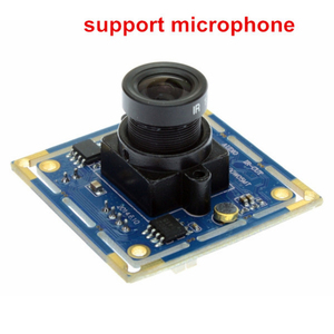 Cámara ELP de alta velocidad HD 30fps, compatible con grabación de audio CMOS, módulo de cámara USB de 1MP con micrófono