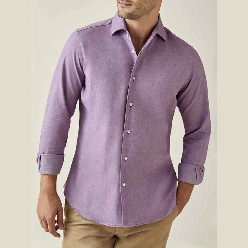 最新の紳士は男のためのフラワーシャツを印刷し、メンズカジュアルブループリントスプレッドカラーシャツのための長袖フルスリーブシャツ/