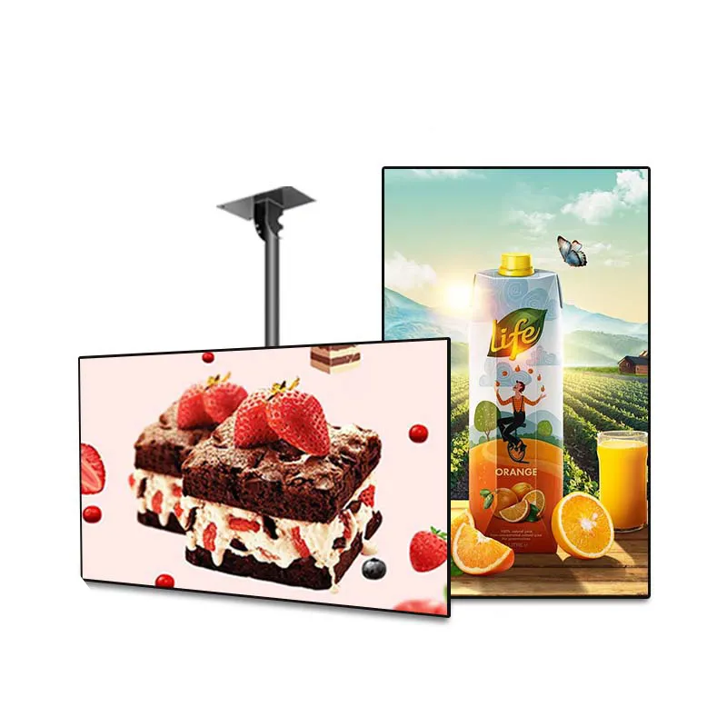 Fabrika özelleştirilmiş HD akıllı reklam oyuncu 55 65 32 43 100 LCD reklam ekranı ekran alışveriş merkezleri için zincir mağazalar