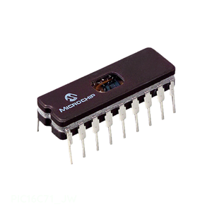 ชิ้นส่วนอิเล็กทรอนิกส์1.75KB 8B ไมโครคอนโทรลเลอร์ชิป PIC16C71_JW - Product Image 1
