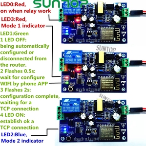 ESP8266 220V WIFI röle anahtar modülü 1 kanal röle (100m max) IOT akıllı ev APP uzaktan kumanda