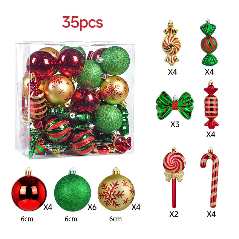 35pcs boule de noël ensemble 2
