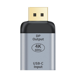 镀金UHD 8k视频转换器类型-C至HDMI/VGA/DP/RJ45/迷你DP 4K 60Hz USB类型C适配器输出类型交流 - Product Image 3