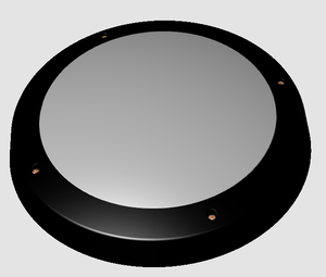 Dẫn ánh sáng Trần cho nhà lò vi sóng cảm ứng IK10 explosion-IP65 bằng chứng 3 CCT Nhiệt độ màu có thể điều chỉnh vách ngăn đèn - Product Image 3