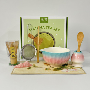 Authentic Matcha Tea Ceremony Kit Chashaku Chawan Chasen with Gift Box - Product Image 4