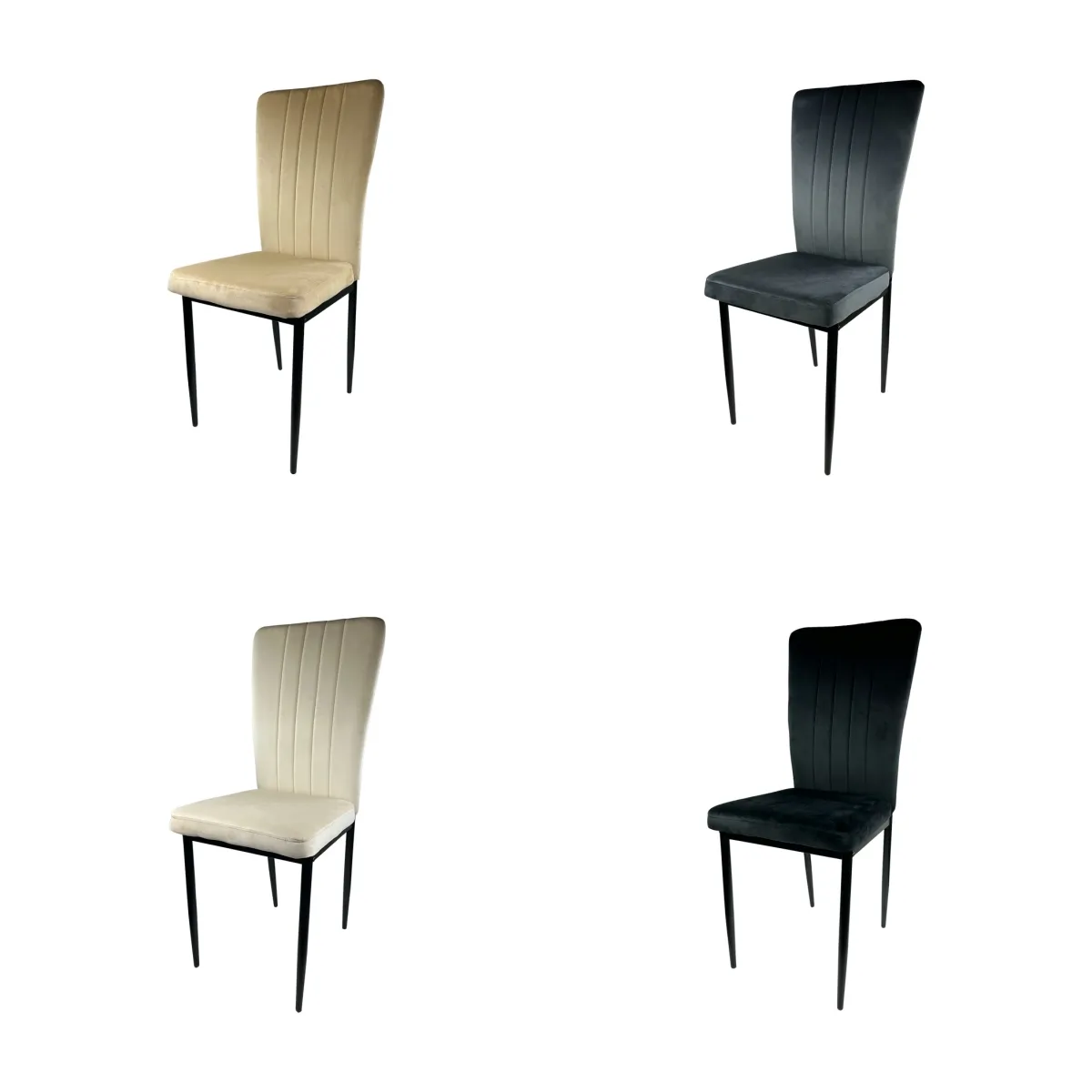 Fábrica Atacado Personalizado Francês Bistro Hotel Dinner Chair Velvet Tecido Confortável Cadeira De Jantar para Restaurante