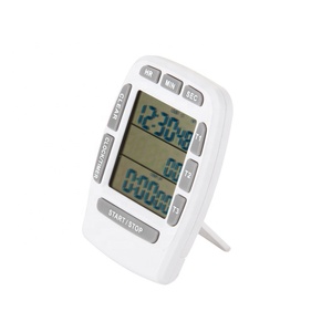Grande Timer digitale LCD Timer da cucina programmabile a 3 canali per cottura in laboratorio - Product Image 2