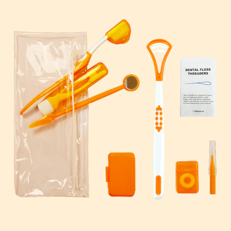 Sac transparent orange