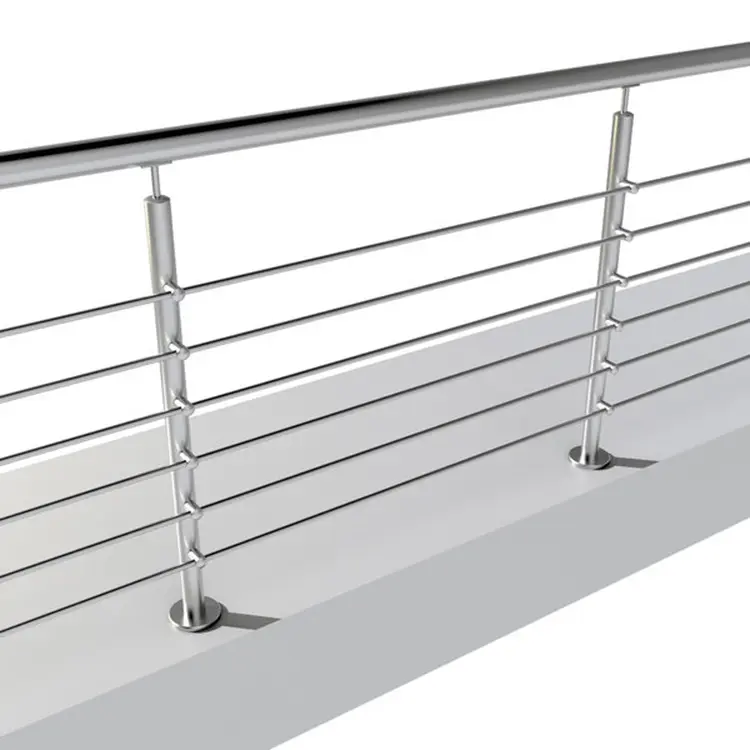 Best Handrail Project Manufacturer Customized Indoor/Outdoor Terrace Stainless Steel Glass Balcony Railing Designs