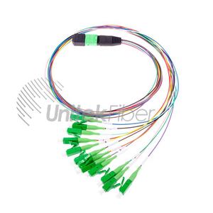 Manufacturer MPO/<strong>MTP</strong> Patch Cord Branch 12 LC APC 0.9mm Pigtails Breakout Fiber Optic Patchcord Fanout Multi-core Cable - Product Image 2