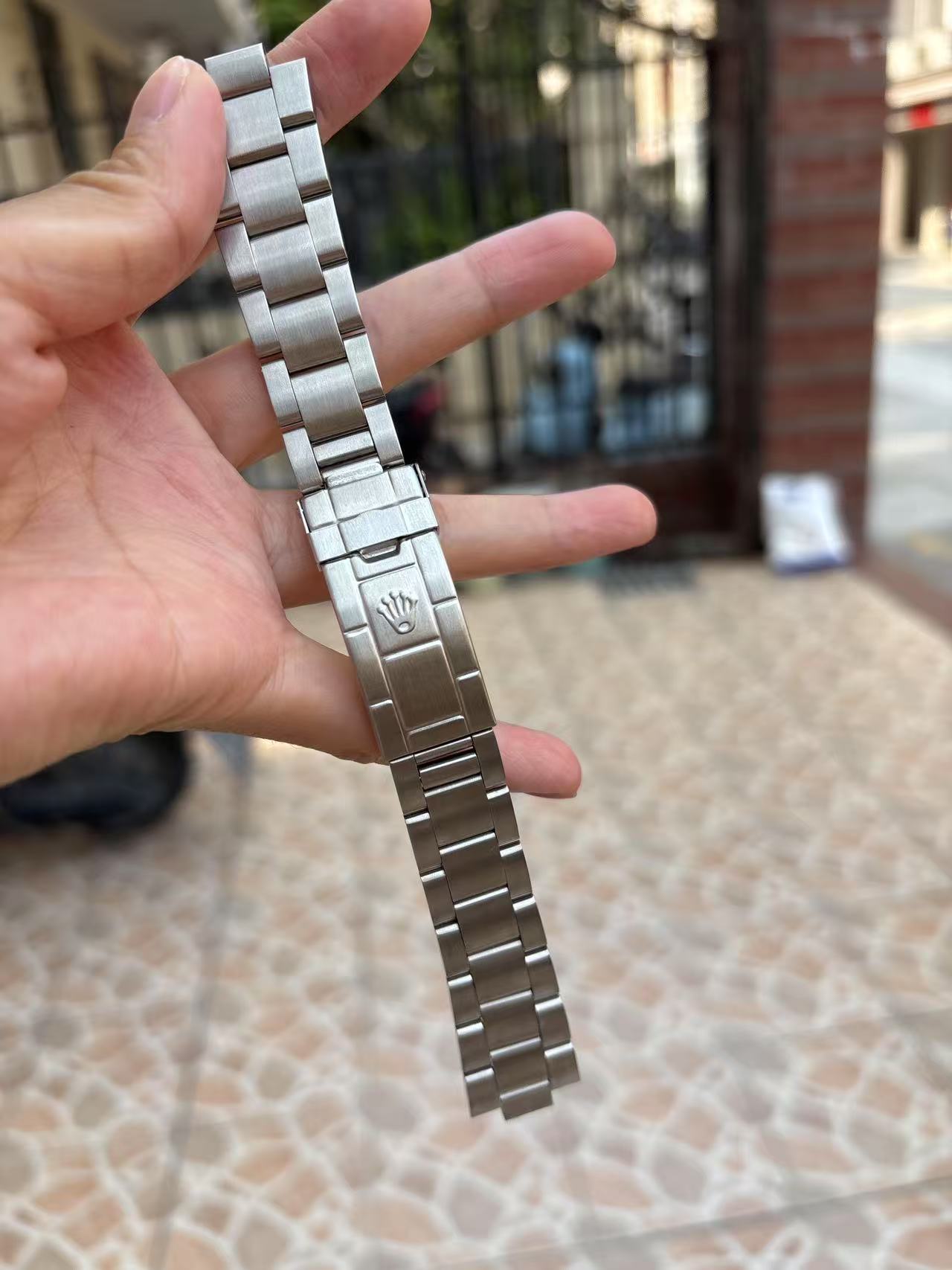 Silver with logo