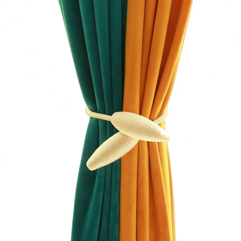 Forma Personalizada Home Decor Cortina Tiebacks Clipes Criativo Janela Drape Twist Tie Backs Estilo Europeu Custom Made Cortina Titulares