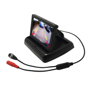 IPoster <strong>RCA</strong>/4-PIN Connector 2 Channel Video <strong>Input</strong> <strong>LCD</strong> Screen 4.3&quot; Foldable Car Rear View Monitor - Product Image 1