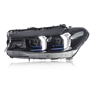 Suitable for 18-24 BMW <strong>5</strong> Series G30 Headlight Assembly G38 Modified Fang Style Daytime Running Light <strong>LED</strong> Steering Lens - Product Image 1