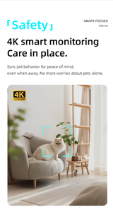 Best 2025 AI Cat Dog Pet Feeder With Movable Auto Locking Camera and Artificial Intelligence Health <strong>Detection</strong> <strong>Function</strong> - Product Image 4