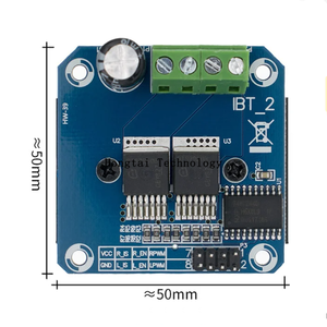 High Power Smart Car <strong>Motor</strong> Driver Module BTS7960 43A Current Limit <strong>Control</strong> Semiconductor Cooling Driver Board - Product Image 3