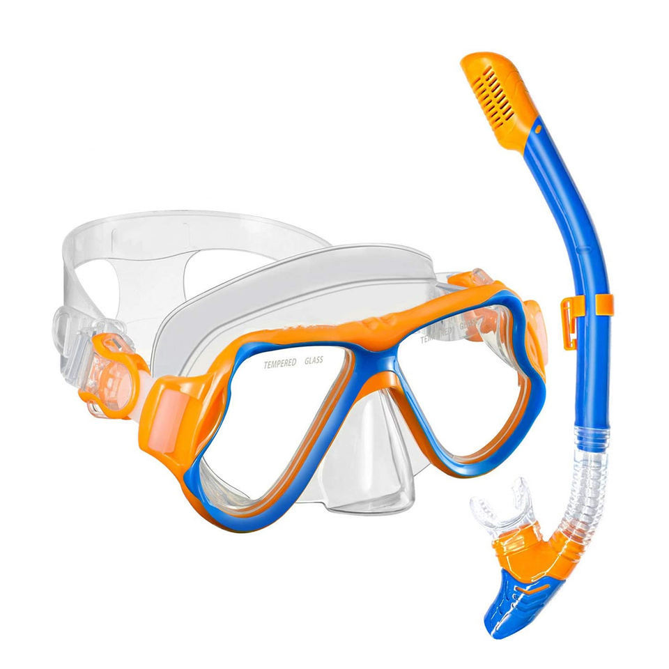 สีฟ้า + สีส้ม