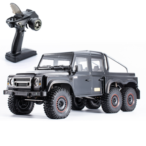 Sıcak YK 6101 1/10 6X 6 kamyonet RC simüle kaya Off road Buggy araba paletli ışık Diff Lock uzaktan kumanda modeli - Product Image 1