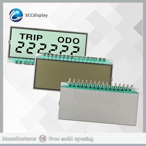 Anpassbare 7-Segment-TN-Positiv-LCD-Anzeigemodule Kosten-Leistungs-Großhandel Instrumenten bildschirm Modell SJXDGN022 - Product Image 6
