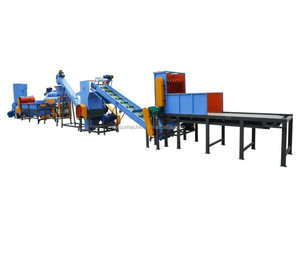 Pp waster plastik geri dönüşüm makinesi plastik çöp torbaları geri dönüşüm çamaşır ipi plastik atık sıralama ve çamaşır makinesi - Product Image 1