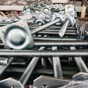 ZYTJ Low Price 24Inch Heavy Duty Screw Jack (Leveling Jack) with Solid Stem and <strong>Fixed</strong> Base Plate for <strong>Scaffolding</strong> Frames - Product Image 3