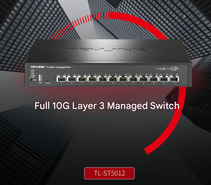 TP-LINK TL-ST5012 12-Port High-Speed 10G Ethernet Switch QoS VLAN <strong>Network</strong> Core Layer RJ45 <strong>Network</strong> Cable Web <strong>Network</strong> Management