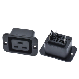 Kilitlenebilir Pdu priz Iec giriş Ac 250v 16a Iec 320 C19 paneli montaj fiş konnektörü soket - Product Image 1