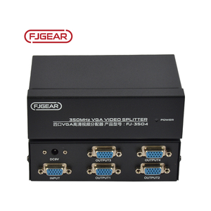 FJ-3504 Fjgear High Quality <strong>Vga</strong> <strong>Splitter</strong> <strong>1</strong> <strong>Input</strong> <strong>4</strong> <strong>Output</strong> Bandwidth 350MHz Transmission Distance up to 30M - Product Image 4