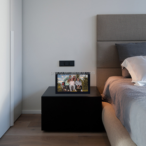 Pros Digital Photo Frame 15.6&quot; WiFi Digital Art Frame IPS Touch Screen Auto-Rotate Motion <strong>Sensor</strong> Share Videos Photos Via Frameo