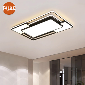 Modern basit tarzı yüzeye monte akıllı oturma odası yatak uzaktan kumanda APP kontrol Led tavan ışık - Product Image 3