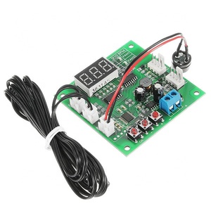 2ウェイ冷却PWM4ワイヤーファン温度コントローラー温度速度ディスプレイDC12V 24V 48V - Product Image 3