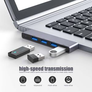 Estación de acoplamiento de concentradores USB múltiples de 4 puertos Convertidor de función OTG 4 en 1 Compatible con Pad Pro Características Adaptador USB tipo C - Product Image 4