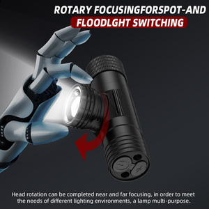 Factory Design T-Series <strong>Head</strong> Light for Wholesale Waterproof LED Rechargeable Headlamp Adjustable Zoom <strong>Emergency</strong> Headlamp - Product Image 6