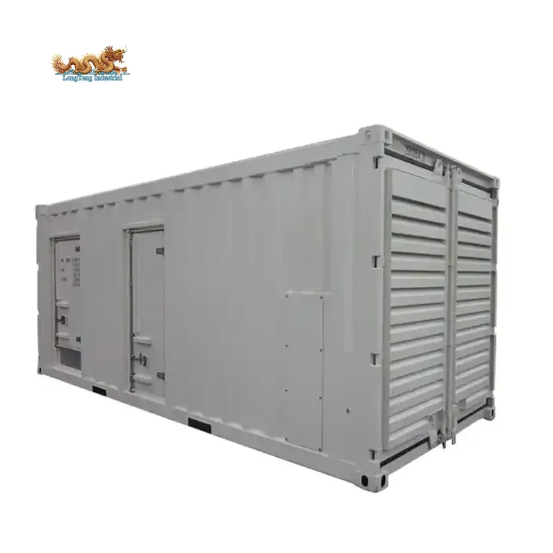 Venda quente Brand New Ventilação 20ft Genset Shipping Container com porta lateral