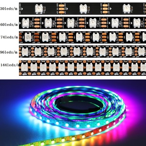 DC5V WS2812B WS2812 WS 2812b 5V 30/60/74/96/144led/m Pixel RGB indirizzabile WS2812b striscia LED - Product Image 3
