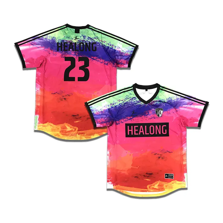 Sublimated Football Shirt Customized Cheap Soccer Jersey Sets Factory