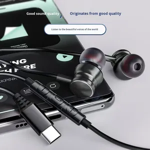 Tip-c JL yonga seti ile kablolu kulak içi kulaklık Huawei telefonlar için Samsung VIVO için Apple için özel kalıp özel müzik erişim - Product Image 1