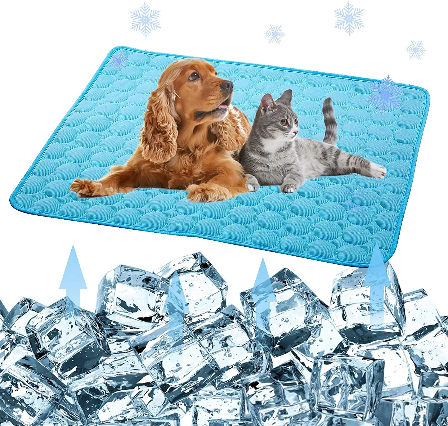 Großhandel wasch bares Hunde kühl kissen, Pet Ice Cool Gel Mat Wasserdicht für Hund, faltbare Hunde matten kühlung